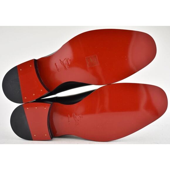 Christian Louboutin Cortomale Flat Black Leather Dress Oxford Derby Loafer 42 9 main image 16